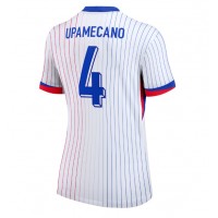 Camisa de time de futebol França Dayot Upamecano #4 Replicas 2º Equipamento Feminina Europeu 2024 Manga Curta